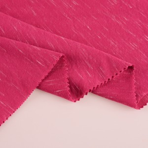 90% полиестер 10% рајон 130гсм Тр плетена сегментна обична тканина за спортску одећу Мајица пролеће лето плетена спортска тканина за дрес
