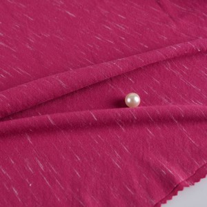 90% Polyester 10% Rayon 130gsm Tr Saƙaƙƙen Yanki Filayen Fabric Don T-Shirt T-shirt bazara Saƙa Wasannin Jersey Fabric