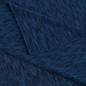 Hege kwaliteit Segment Dyed Dry Fit Polyester Rayon Spandex Knit Single Jersey Stof Foar Sport Shirts