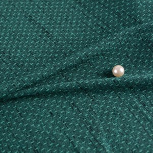Sport uchun moslashtirilgan 140gsm 100% Polyester katyonik AOK qilingan ajoyib jakkardli va antibakterial trikotaj mato