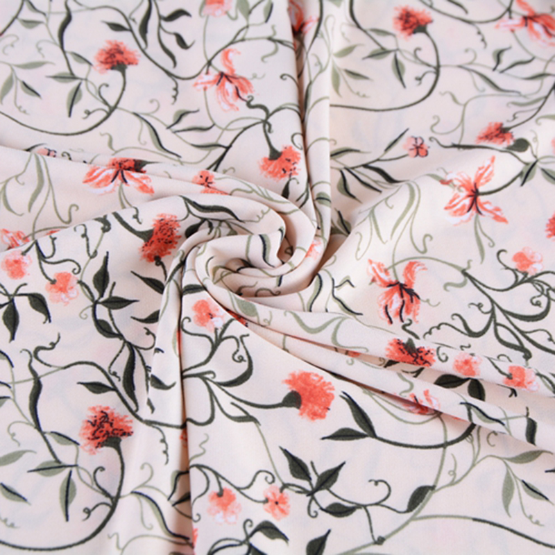 Haute qualité corée Ity Polyester Spandex 1000 Tpm torsion Ity Jersey tricot tissu pour robe et chemises