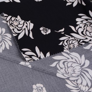 Custom Pattern Printing Ity Polyester Spandex Knit Stretch Ity Fabric 200gsm