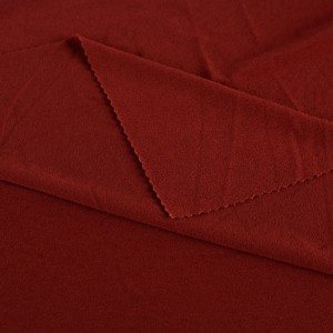 95% poliester 5% elastan mikrofiber materijal rastezljiva mahovina krep pletena tkanina