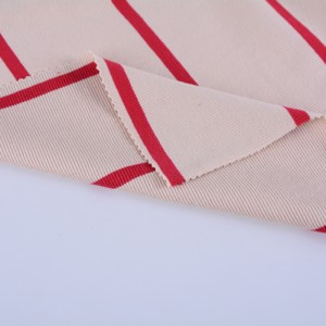 ချည်ဆိုးထားသော 300gsm Cotton Spandex 2×2 Knit Rib Cuff Fabric