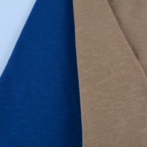 260GSM hladké barvené 68% bavlna 32% polyester froté tkanina