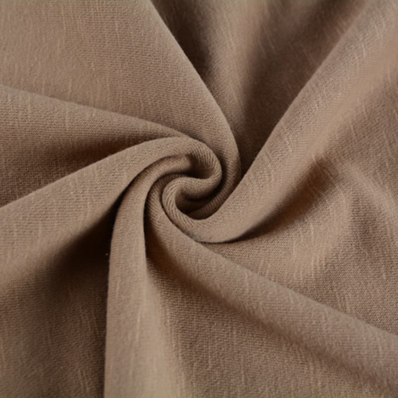 260GSM obyčajné farbené 68% bavlna 32% polyester froté tkanina