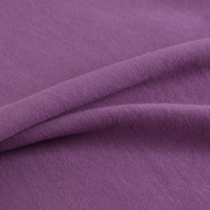 Sportswear T-Shirten Dame Kleed Baby Schlofkleeder Gestréckte Marls Grey Cotton Spandex 1 × 1 Rib Stoff