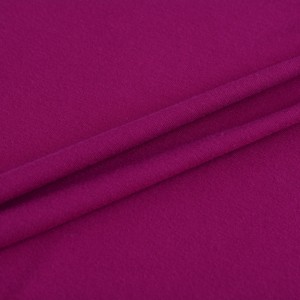 Shaoxing Textile 130gsm Polyester Rayon Knit Single Jersey twal pou mayo