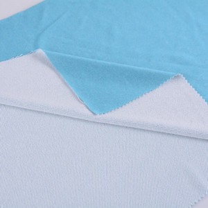 Super Sare Gbẹ 220gsm 100% Polyester Microfiber Terry Fabric Fun T Shirt Coat & aṣọ ere idaraya