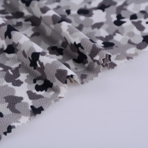 Haina Wholesale Knit Moss Crepe 95%Polyester 5%Spandex Whakaritea Te papanga mo te kakahu