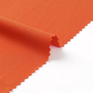 100% Polyester xoắn sợi nhỏ Vải dệt kim đan xen đôi