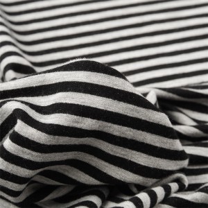 ເສັ້ນດ້າຍຍ້ອມ 200gsm Rayon Polyester Spandex French Terry Fabric ສໍາລັບ Hoodies