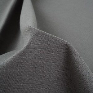 360GSM 68% Rayon 27% Poly 5% Spandex Plain Dyed N / R Ponte De Roma Fabric