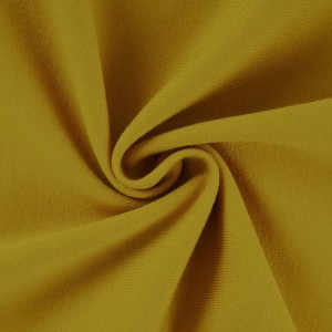 310GSM 68% Rayon 27% Poly 5% Spandex Plain Dyed N / R Ponte De Roma Fabric