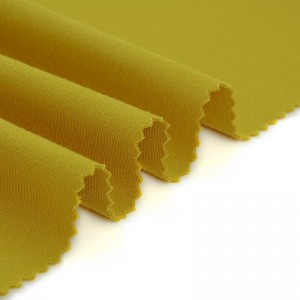 310GSM 68% Rayon 27% Poly 5% Spandex Plain Dyed N/R Ponte De Roma Fabric