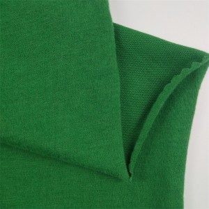 Brushed Soft Natural 100% Cotton Knitted Single Jersey Fabric Para sa Baby Clothes T Shirts