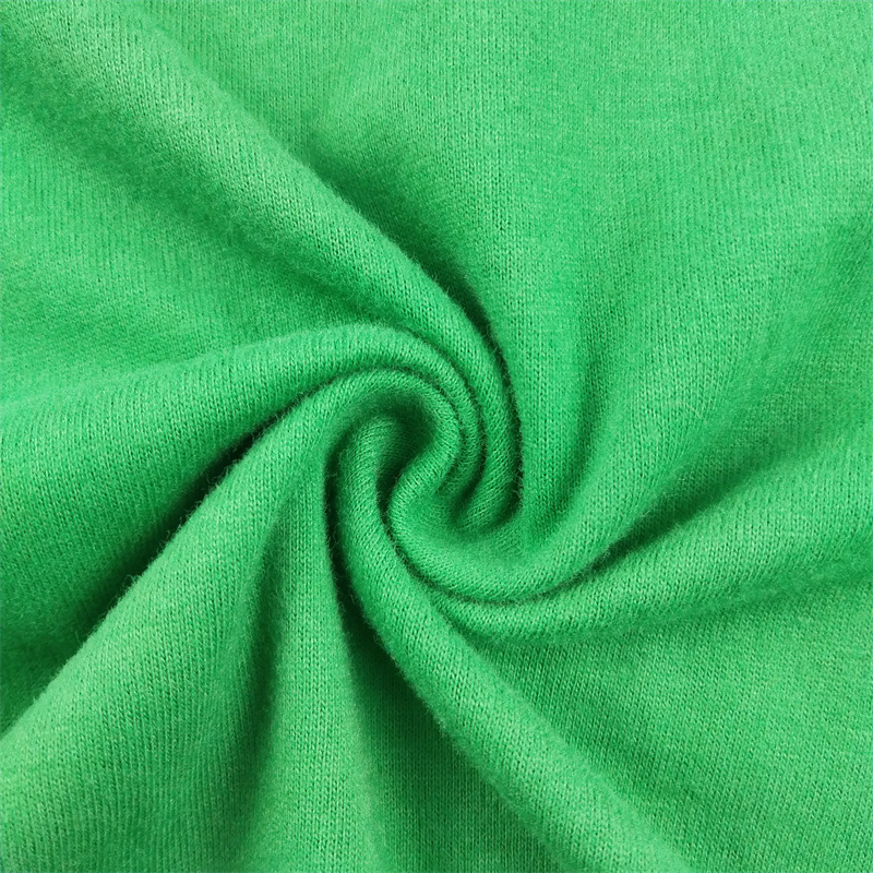 Brushed Soft Natural 100% Cotton Knitted Single Jersey Fabric For Baby Clothes T Shirts