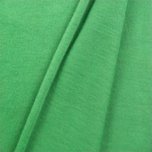 Brushed Soft Natural 100% Auduga Saƙa Single Jersey Fabric Don Jarirai T Shirts