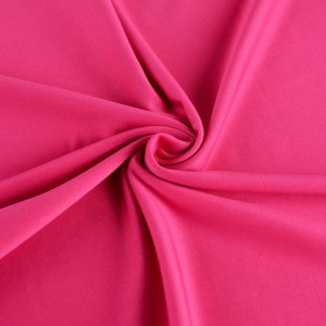 Fabrik direkte salg Blød polyester mikrofiber sweater strik Jersey stof til montering
