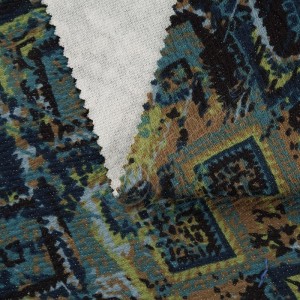 270GSM Cotton Polyester Crepe Knitting Interlock Jacquard Me ka Paʻi Paʻi