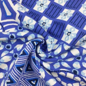 Custom Printed Rayon Spandex 270gsm Terry Fabric For Hoodies