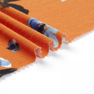 Moss Crepe Fabric Hot Sale 95% Polyester 5% Spandex အမျိုးသမီးဖက်ရှင်အဝတ်အစားများ