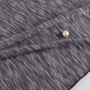 180gsm Polyester Rayon Spandex Ҷерсӣ бо сабки сегмент барои либоси варзишӣ