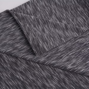 180gsm Polyester Rayon Spandex Jersey e nang le Segment Style Bakeng sa Meaparo ea Lipapali