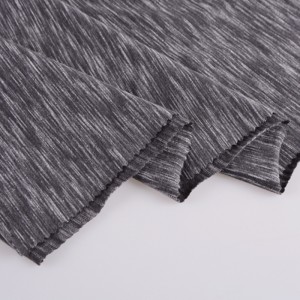 180gsm Polyester Rayon Spandex Jersey met segmentstyl vir sportdrag