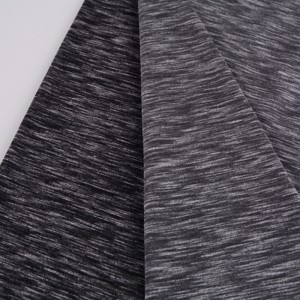 180gsm Polyester Rayon Spandex Ҷерсӣ бо сабки сегмент барои либоси варзишӣ