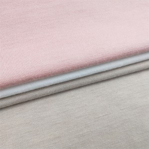 Vestes Fabrica Fabrica Plain Sweater Fabric Polyester Rayon Spandex Knit Jersey textilia Vestimenta