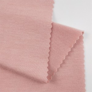 Výrobce oděvů Obyčejný svetr Tkanina Polyester Rayon Spandex Knit Jersey Tkaniny na oblečení