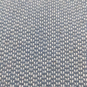 Beste kwaliteit garen geverfd 320gsm dikke polyester katoen fleece stof textiel breien stof