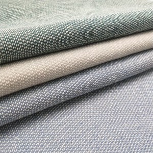 Beste kwaliteit gare geverf 320gsm dik Polyester Katoen Vlies Stof Tekstiel Brei Stof