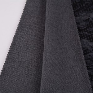260GSM 68% Cotton 32% Polyester Terry Fabric Tare da Buga Pigment