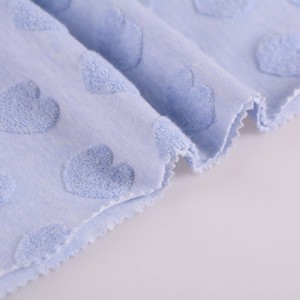 Terry Towel Weft Jacquard Towel Cloth 3d Emboss ዶቢ ቴሪ ጨርቅ ለልብስ ለልጆች ልብስ