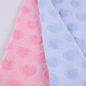 Terry Towel Weft Jacquard Towel Cloth 3d Emboss Dobby Terry Fabric For Garment Kid'S Clothes