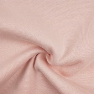 China Factory Soild 65% Cotton 35% Polyester Twill CVC French Terry Cloth Fabric Para sa Hoodies