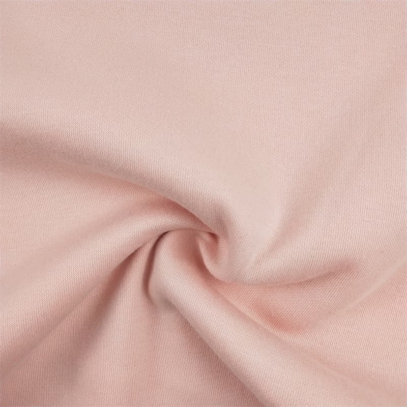 ຈີນໂຮງງານຜະລິດດິນ 65% Cotton 35% Polyester Twill CVC French Terry Cloth Fabric ສໍາລັບ Hoodies