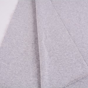 Велепродаја прозрачна 270ГСМ памучна потка Плетена растезљива 1×1 ребраста плетена тканина за манжетне/поруб/овратнике