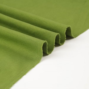 Ngwakọta 1 × 1 Cotton Stretch Rib Knit 92% Cotton 8% Spandex Fabric 250gsm