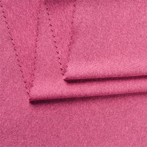 180gsm Knitted Elastane Single Jersey 4 Ways gbatịa 95% Polyester 5% Spandex Fabric maka T-uwe egwuregwu