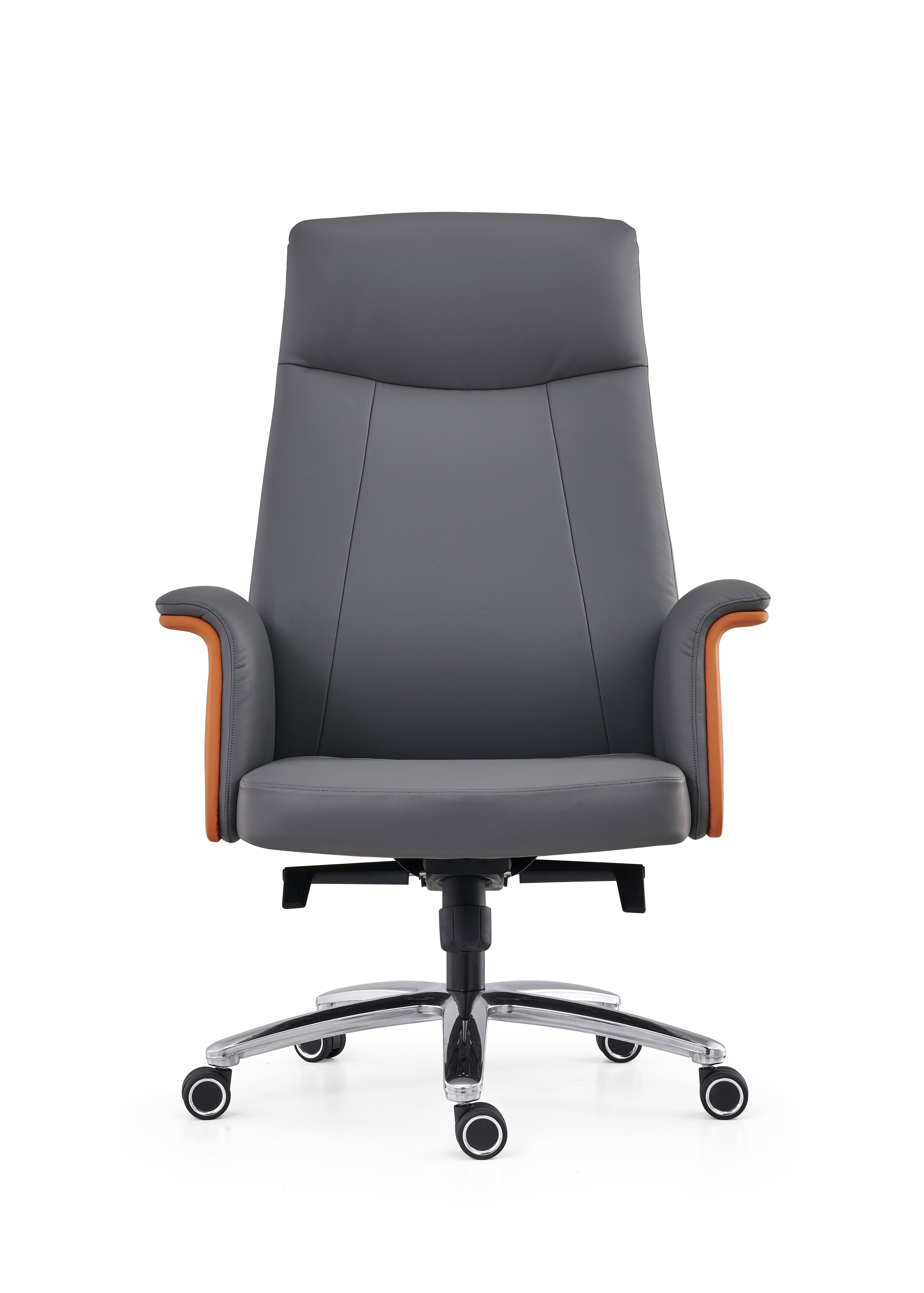 Καρέκλα υπολογιστή διπλής στρώσης από κόντρα πλακέ, καρέκλα γραφείου από δέρμα PU, καρέκλα γραφείου Executive