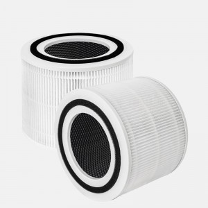 H13 Core 300 True HEPA Replacement Air Purifie Filters ສໍາລັບ LEVOIT Core 300s