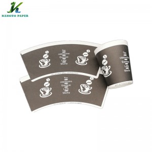 PE Coated Paper Cup Fans For Coffee Cup