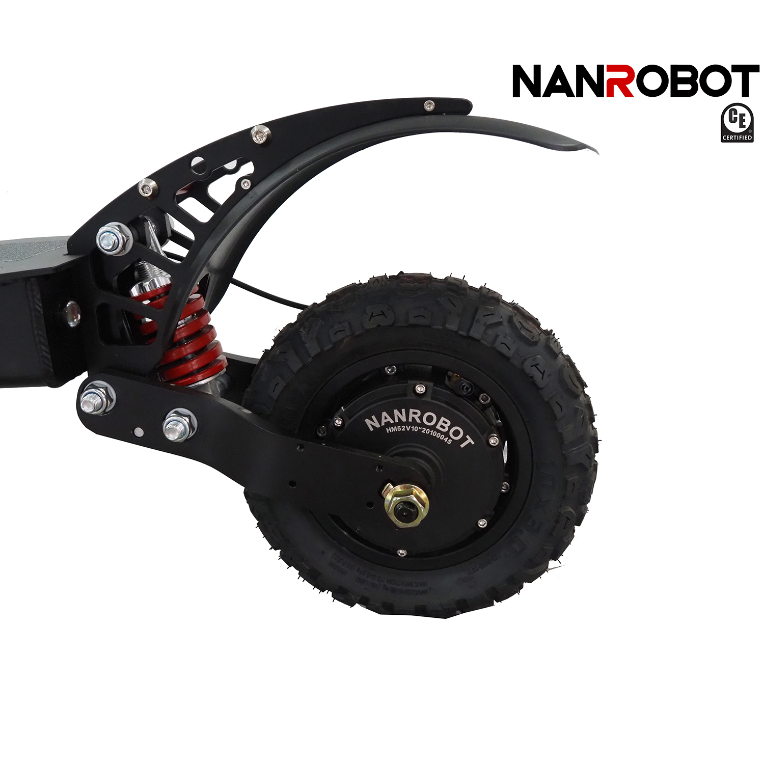 NANROBOT D4+3.0-A ELECTRIC SCOOTER 10″-2000W-52V 23.4AH