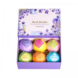 Wholesale Private Label Relaxing gifts Natural 12 60g Fizzy Bath Bombs Gift Set