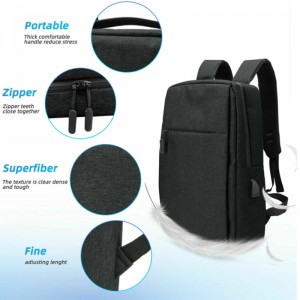 18 Inch Laptop Backpack USB Charging Anti-theft Rucksack Notebook