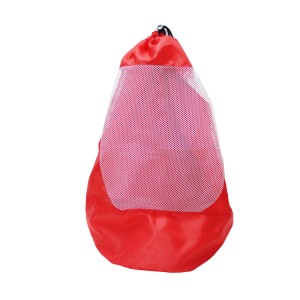 Washable Foldable Mesh Drawstring Backpack Bag