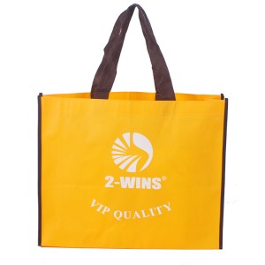 Durable Grocery Shopping Totes Non Woven Bags with Long Handle